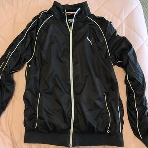 Black Puma Windbreaker